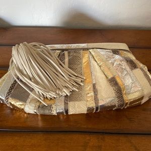 Great Jimmy Choo python clutch!